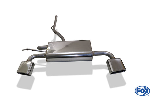 Dacia Duster 4x4 Facelift Endschalldämpfer quer Ausgang rechts/links - 145x65 Typ 59 rechts/links