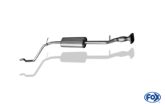 Dacia Duster 4x2 - Frontantrieb Vorschalldämpfer