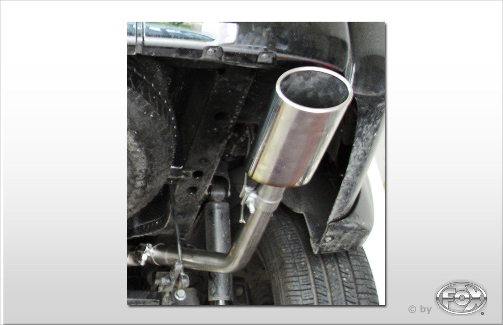 Dodge Nitro Endrohrsystem einseitig rechts - 140x90 Typ 32