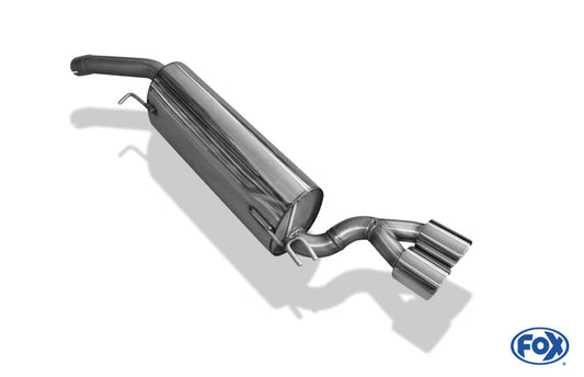 Fiat Bravo 198 für Modelle mit Stoßstangenausschnitt Endschalldämpfer - 2x80 Typ 16