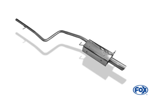 Ford Fiesta VI Endschalldämpfer inkl. Verbindungsrohr zum Kat - 1x90 Typ 14
