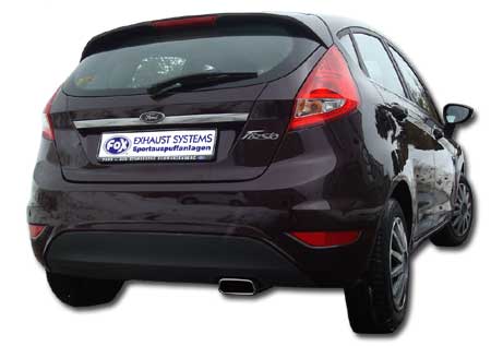 Ford Fiesta VII/ Fiesta VII Sport - 1,2l 1,4/1,5/1,6l D Endschalldämpfer - 145x65 Typ 59