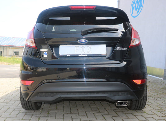 Ford Fiesta VII - Black/ Red Edition Endschalldämpfer - 145x65 Typ 59