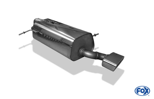 Ford Fiesta VII - Black/ Red Edition - 1,2l 1,4l D 1,6l D Endschalldämpfer - 145x65 Typ 59