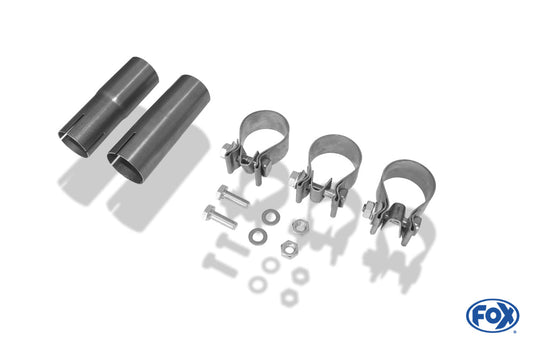 Ford Focus II Turnier Endschalldämpfer - 1x55 Typ 26 schwarz lackiert (Dieseloptik)