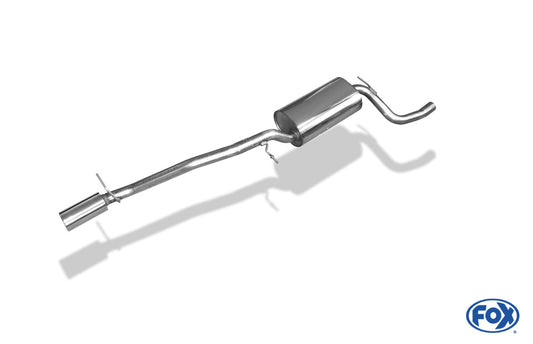 Ford Focus II Fließheck Facelift Endschalldämpfer - 1x90 Typ 13