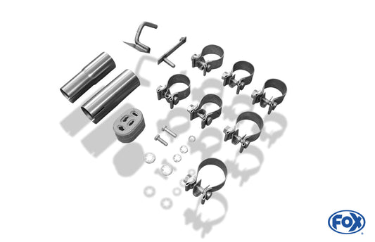 Ford Focus III Fließheck - Diesel Endschalldämpfer Ausgang rechts/links - 1x90 Typ 13 rechts/links