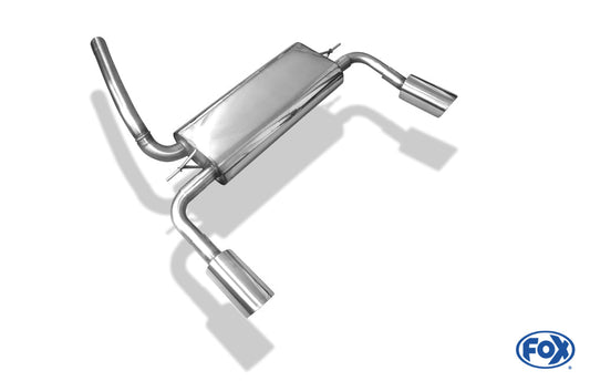 Ford Focus III Turnier Ecoboost Endschalldämpfer Ausgang rechts/links - 1x100 Typ 25 rechts/links