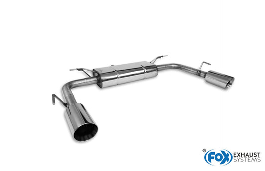 Ford Focus IV Turnier/ Kombi ST-Look Endschalldämpfer Ausgang rechts/links - 1x100 Typ 25 rechts/links für originale ST Stoßstange