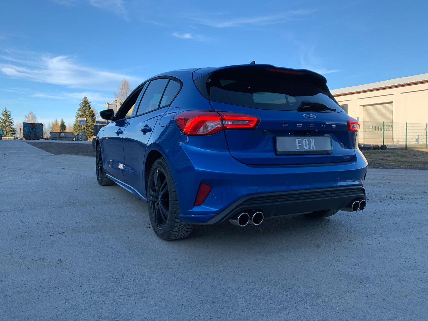 Ford Focus IV ST-Line - starre Hinterachse Endschalldämpfer Ausgang rechts/links - 2x90 Typ 16 rechts/links