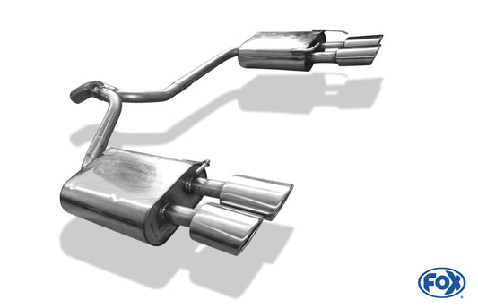 Ford Mondeo IV Stufenheck Endschalldämpfer rechts/links - 2x106x71 Typ 33 rechts/rechts