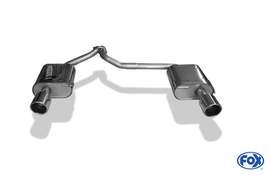 Ford Mondeo IV Stufenheck - Titanium S Endschalldämpfer rechts/links - 1x100 Typ 16 rechts/links