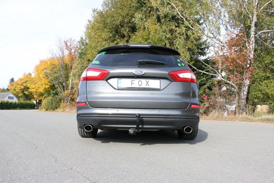 FOX Mondeo V Schrägheck/ Turnier/ Stufenheck Endschalldämpfer quer Ausgang rechts/links - 115x85 Typ 38 rechts/links