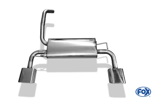 Ford Ka Endschalldämpfer rechts/links - 150x70 Typ 53 rechts/links