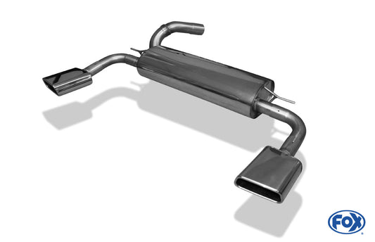 Ford C-Max II Endschalldämpfer Ausgang rechts/links - 145x65 Typ 59 rechts/links