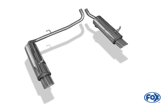 Ford Escape/ Maverick Typ 1N2/ Mazda Tribute EP2 Endschalldämpfer rechts/links - 115x85 Typ 33 rechts/links