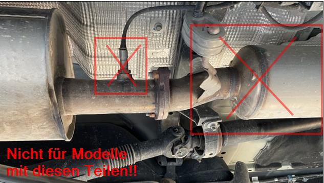 FOX Ford Ranger 4x4 - Doppelkabine + Wildtrak Endschalldämpfer Sidepipe, Ausgang an der rechten Fahrzeugseite hinter dem Hinterrad - 2x115x85 Typ 38
