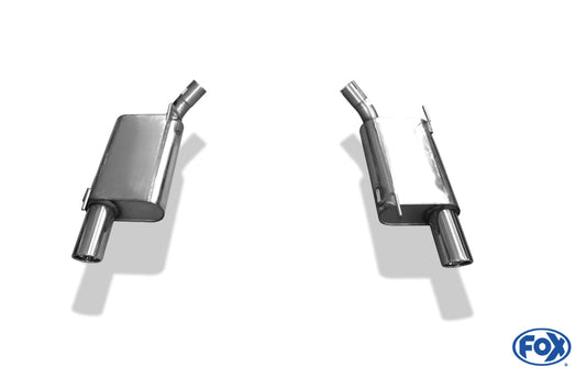 Ford Mustang GT Coupe Endschalldämpfer rechts/links - 1x100 Typ 17 rechts/links