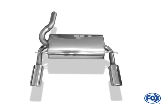 Ford Kuga II - 4x4 Endschalldämpfer Ausgang rechts/links - 1x100 Typ 17 rechts/links