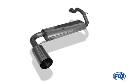 Honda Civic III/ CRX II Endschalldämpfer quer - 1x114 Typ 10