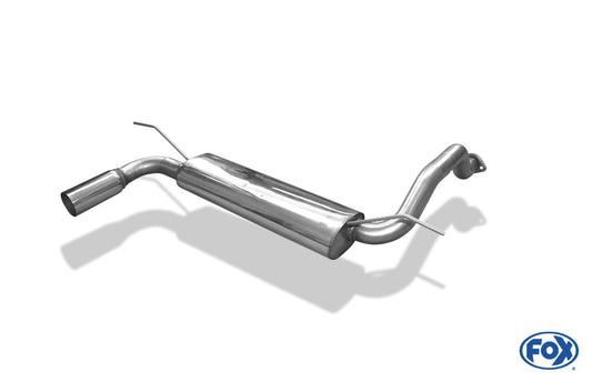 Honda Civic IV Endschalldämpfer quer - 1x90 Typ 10