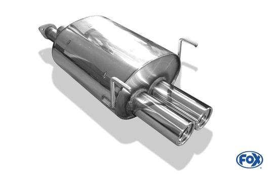 Honda CRX III Endschalldämpfer - 2x76 Typ 13