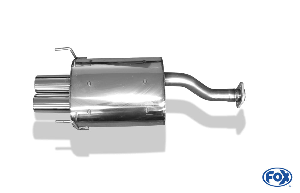 Honda CRX III Endschalldämpfer - 2x76 Typ 13