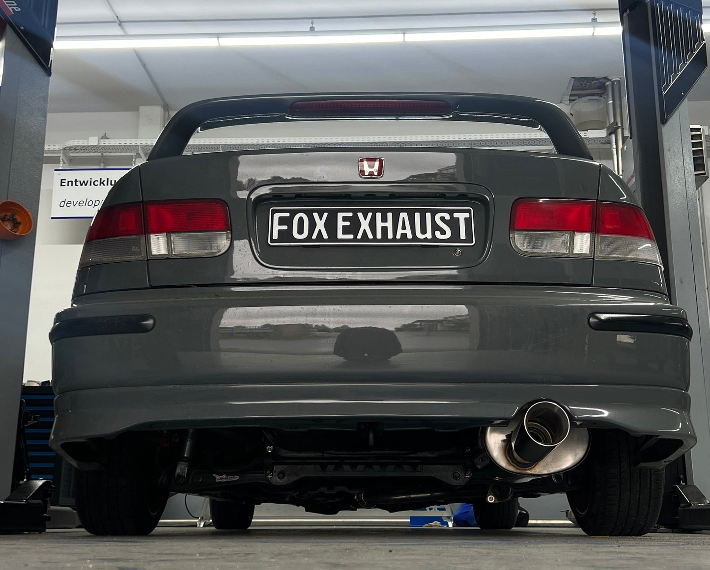 FOX Honda Civic VI Coupe Typ EJ Endschalldämpfer einflutig - 1x100 Typ 24