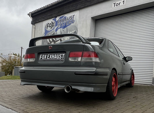 FOX Honda Civic VI Coupe Typ EJ Endschalldämpfer einflutig - 1x100 Typ 24