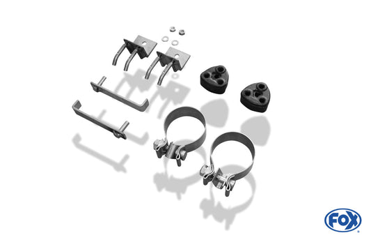 Honda Civic IV Coupe - EJ2 Endschalldämpfer Ausgang rechts/links - 160x80 Typ 53 rechts/links