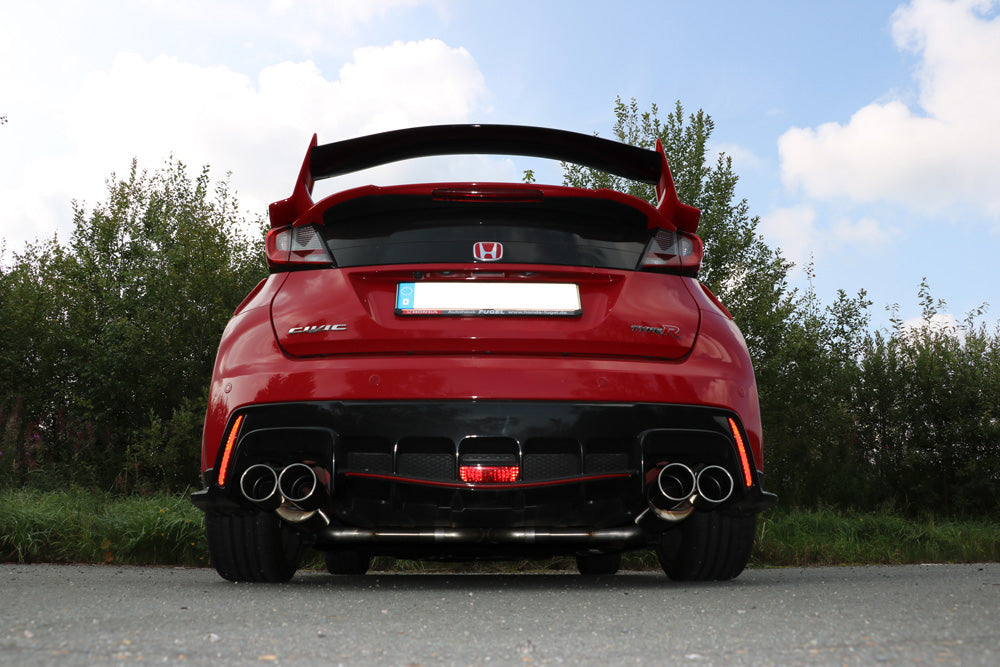 Honda Civic IX Type R Endschalldämpfer quer Ausgang rechts/links - 2x90 Typ 12 rechts/links