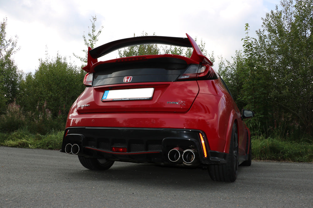 Honda Civic IX Type R Endschalldämpfer quer Ausgang rechts/links - 2x90 Typ 12 rechts/links