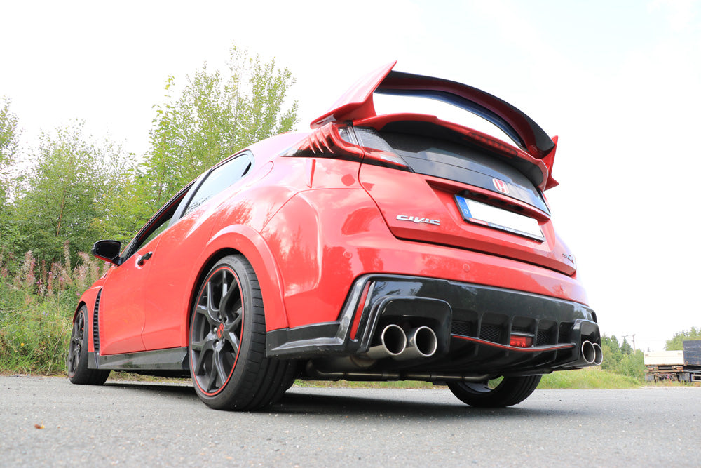 Honda Civic IX Type R Endschalldämpfer quer Ausgang rechts/links - 2x90 Typ 12 rechts/links