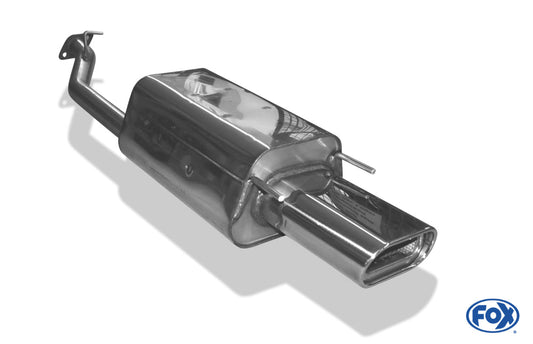 Honda Accord V Endschalldämpfer - 160x80 Typ 53
