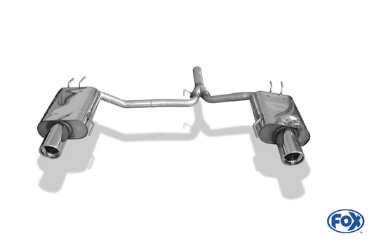 Honda Accord VII Typ CL9 Endschalldämpfer Ausgang rechts/links - 1x100 Typ 17 rechts/links