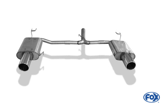 Honda Accord VIII CU2 Limousine & Tourer Endschalldämpfer rechts/links - 1x114 Typ 12 rechts/links