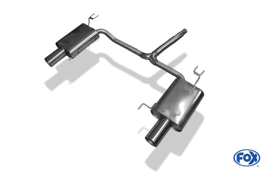 Honda Accord VIII CU1 Limousine & Tourer Endschalldämpfer rechts/links - 1x100 Typ 12 rechts/links
