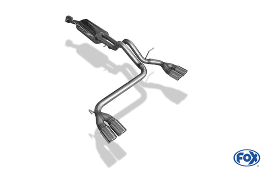 Hummer H2 ab 2008 Halbanlage ab Kat Ausgang rechts/links - 2x90 Typ 17 rechts/links