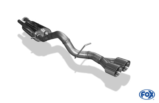 Hummer H2 Halbanlage ab Kat - 2x100 Typ 25