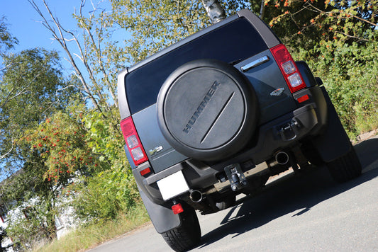 Hummer H3 Endschalldämpfer quer Ausgang rechts/links - 1x100 Typ 25 rechts/links