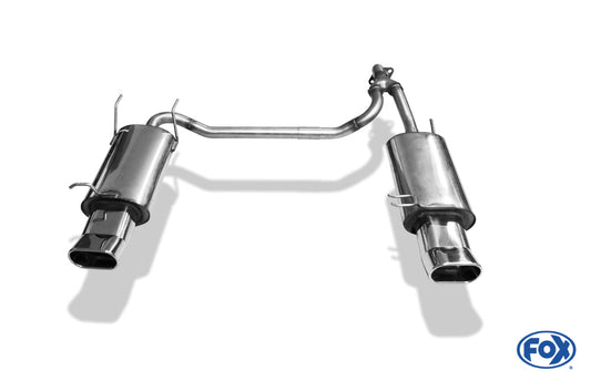 Hyundai Accent Typ LC Endschalldämpfer rechts/links - 135x80 Typ 57 rechts/links