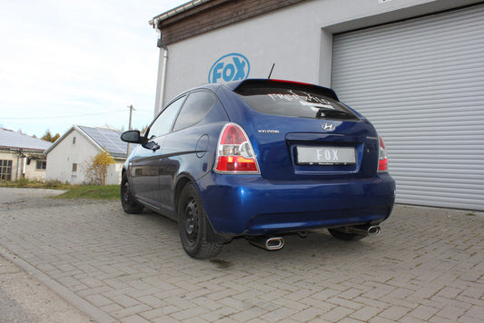 Hyundai Accent - MC Endschalldämpfer Ausgang rechts/links - 135x80 Typ 53 rechts/links