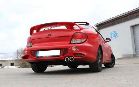Hyundai Coupe Typ RD Endschalldämpfer - 2x76 Typ 13