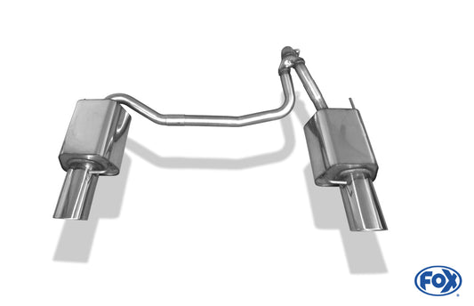 Hyundai Coupe Typ GK Endschalldämpfer rechts/links - 129x106 Typ 32 rechts/links