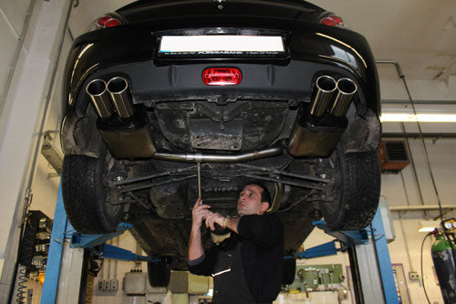 Hyundai Coupe Typ GK Facelift Endschalldämpfer rechts/links - 2x90 Typ 12 rechts/links