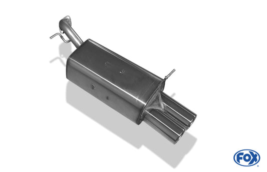 Hyundai Getz - 3/5 türer Endschalldämpfer - 2x80 Typ 13