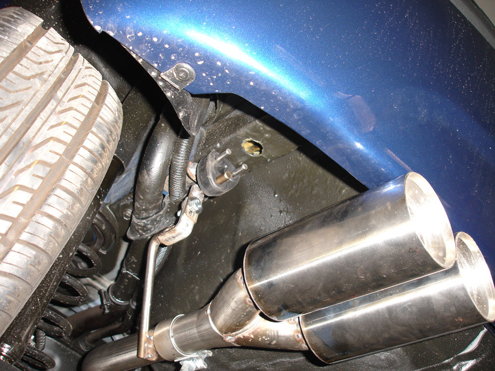 Hyundai Getz - 3/5 türer Endschalldämpfer Ausgang rechts/links - 2x80 Typ 13 rechts/links