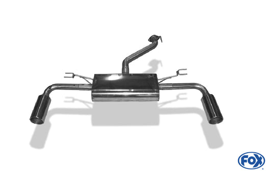 Kia Pro Cee`d GT Endschalldämpfer quer Ausgang rechts/links - 1x100 Typ 12 rechts/links