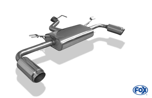 Hyundai i30 Turbo Endschalldämpfer quer Ausgang rechts/links - 1x100 Typ 27 rechts/links