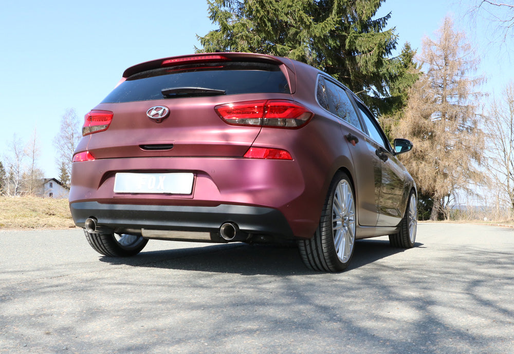 Hyundai i30 PDE Endschalldämpfer quer Ausgang rechts/links - 1x90 Typ 25 rechts/links